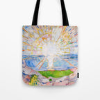 The Sun 1911 Edvard Munch Tote Bag Gallery Image 1