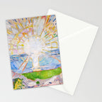 The Sun 1911 Edvard Munch Stationery Card Gallery Image 2
