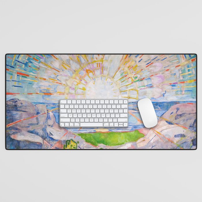 The Sun 1911 Edvard Munch Desk Mat Gallery Image 1
