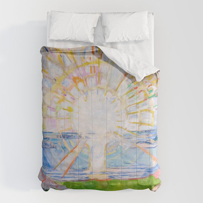 The Sun 1911 Edvard Munch Comforter Gallery Image 1