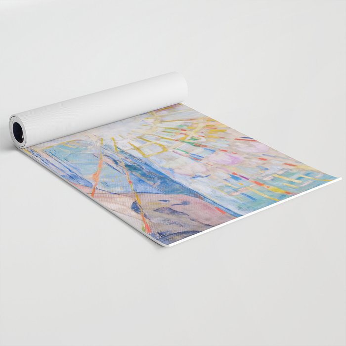 The Sun 1911 Edvard Munch Yoga Mat Gallery Image 2