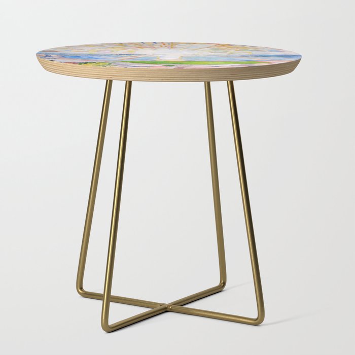 The Sun 1911 Edvard Munch Side Table Gallery Image 1