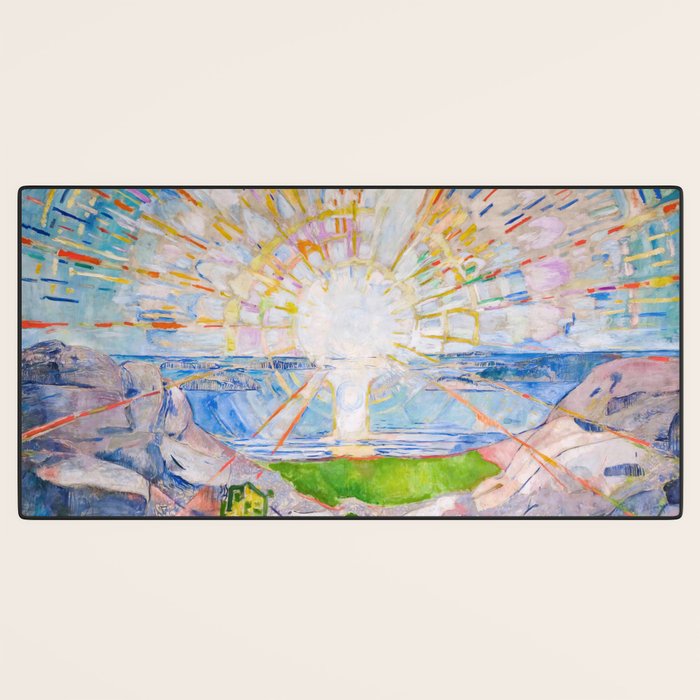 The Sun 1911 Edvard Munch Desk Mat Gallery Image 3