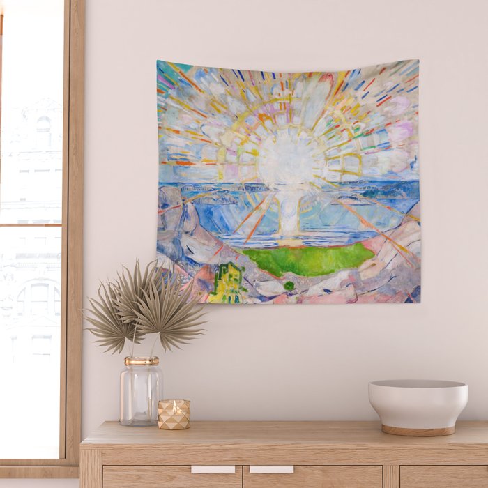 The Sun 1911 Edvard Munch Wall Tapestry Gallery Image 2