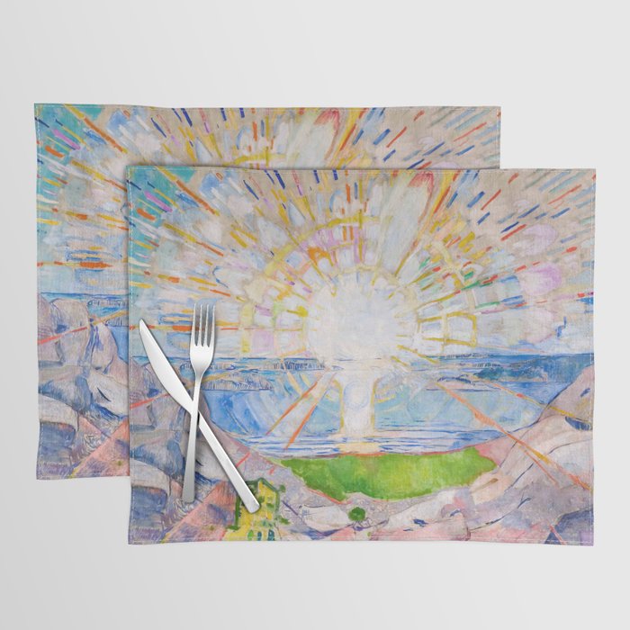 The Sun 1911 Edvard Munch Placemat Gallery Image 1