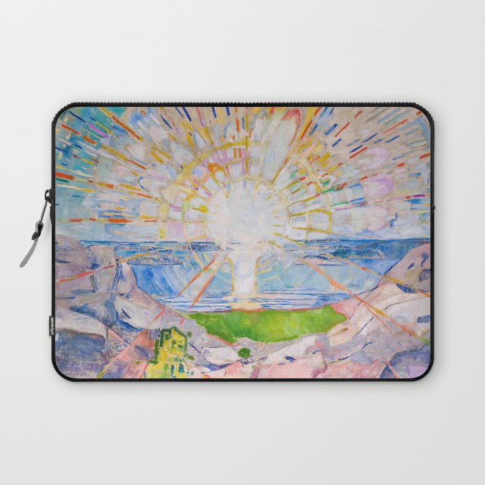 The Sun 1911 Edvard Munch Laptop Sleeve Gallery Image 1