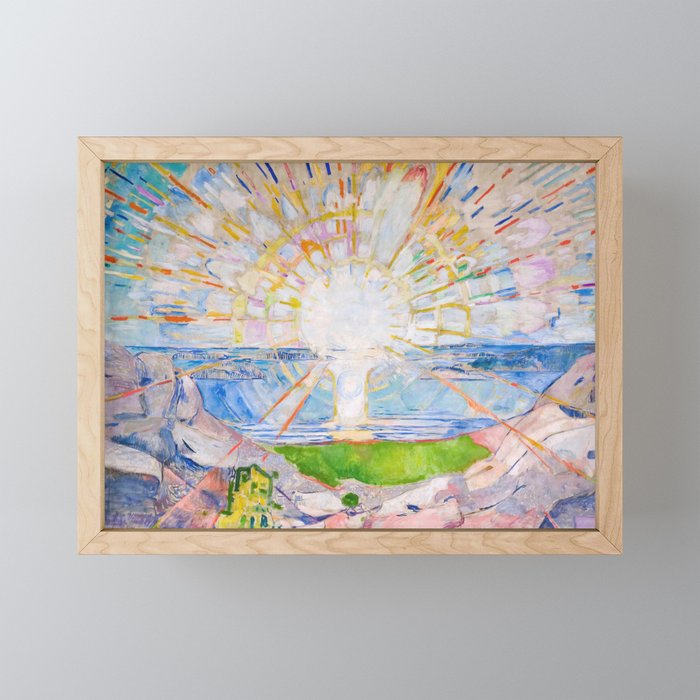 The Sun 1911 Edvard Munch Mini Art Print Gallery Image 1