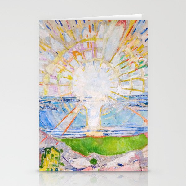 The Sun 1911 Edvard Munch Stationery Card Gallery Image 2