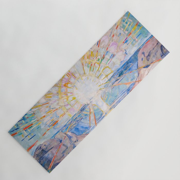 The Sun 1911 Edvard Munch Yoga Mat Gallery Image 1