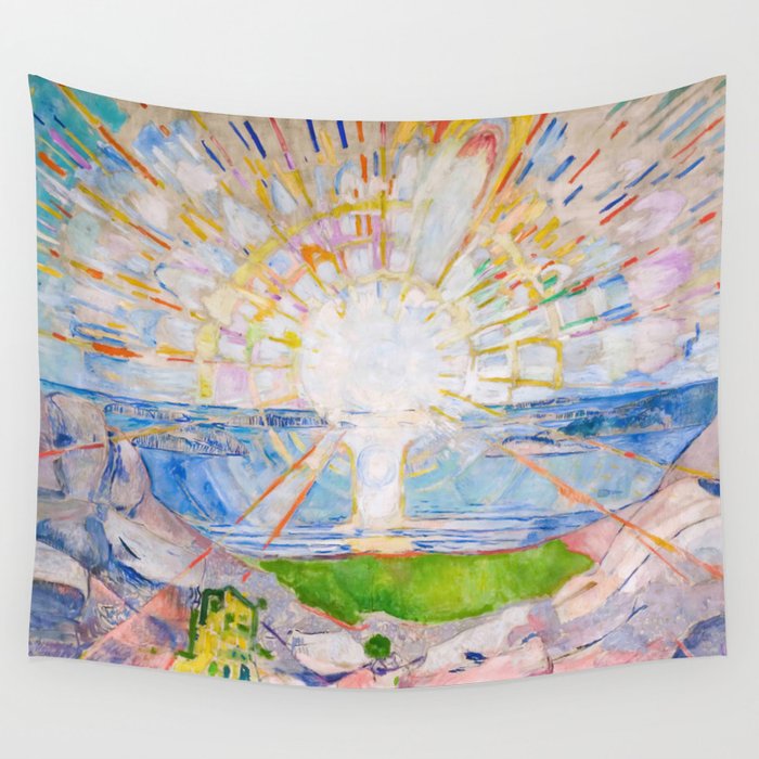 The Sun 1911 Edvard Munch Wall Tapestry Gallery Image 4