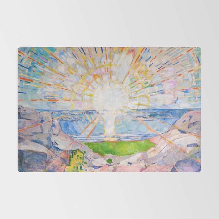 The Sun 1911 Edvard Munch Rug Gallery Image 2
