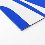 Mid Century Modern Royal Blue Piquet Bold Minimal Abstract Welcome Mat Gallery Image 2