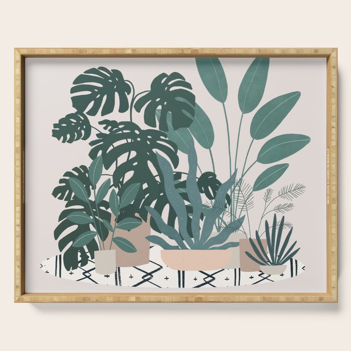 houseplant gang Serving Tray Gallery Image 1