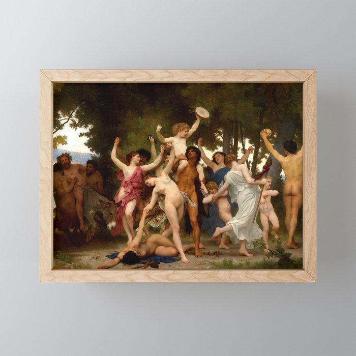 William-Adolphe Bouguereau "The Youth of Bacchus" Mini Art Print Gallery Image 1