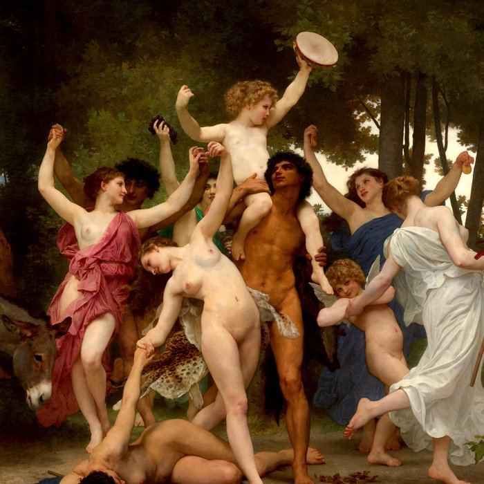 William-Adolphe Bouguereau "The Youth of Bacchus" Coffee Mug Gallery Image 2