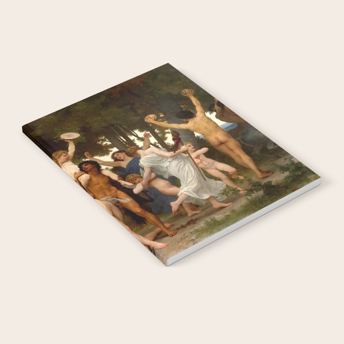 William-Adolphe Bouguereau "The Youth of Bacchus" Notebook Gallery Image 1