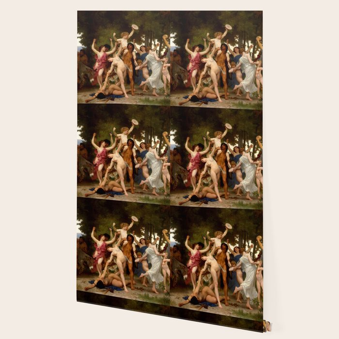 William-Adolphe Bouguereau "The Youth of Bacchus" Wallpaper Gallery Image 2