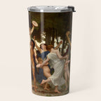 William-Adolphe Bouguereau "The Youth of Bacchus" Travel Mug Gallery Image 2