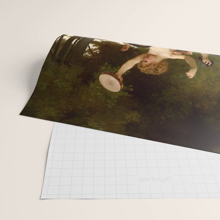 William-Adolphe Bouguereau "The Youth of Bacchus" Wrapping Paper Gallery Image 2