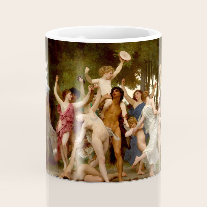 William-Adolphe Bouguereau "The Youth of Bacchus" Coffee Mug Gallery Image 4