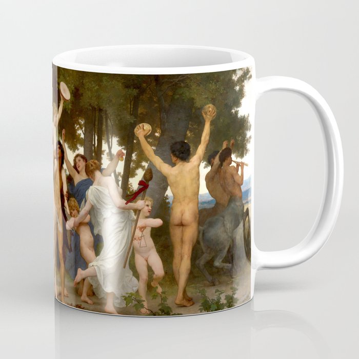 William-Adolphe Bouguereau "The Youth of Bacchus" Coffee Mug Gallery Image 1