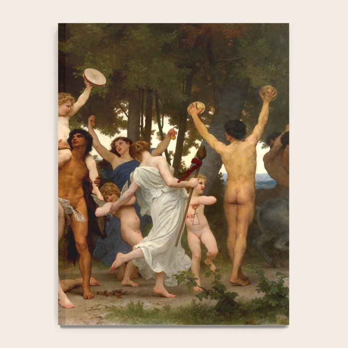 William-Adolphe Bouguereau "The Youth of Bacchus" Notebook Gallery Image 4