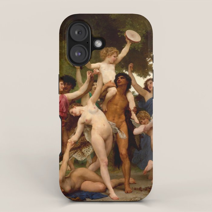 William-Adolphe Bouguereau "The Youth of Bacchus" iPhone Case Gallery Image 1