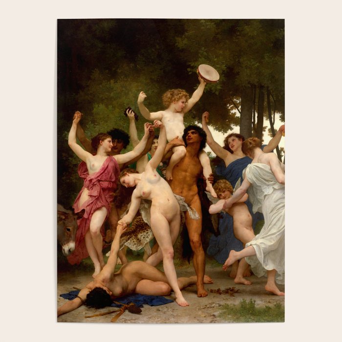 William-Adolphe Bouguereau "The Youth of Bacchus" Poster Gallery Image 1