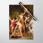 William-Adolphe Bouguereau "The Youth of Bacchus" Wrapping Paper Gallery Image 1