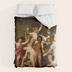 William-Adolphe Bouguereau "The Youth of Bacchus" Duvet Cover Gallery Image 6