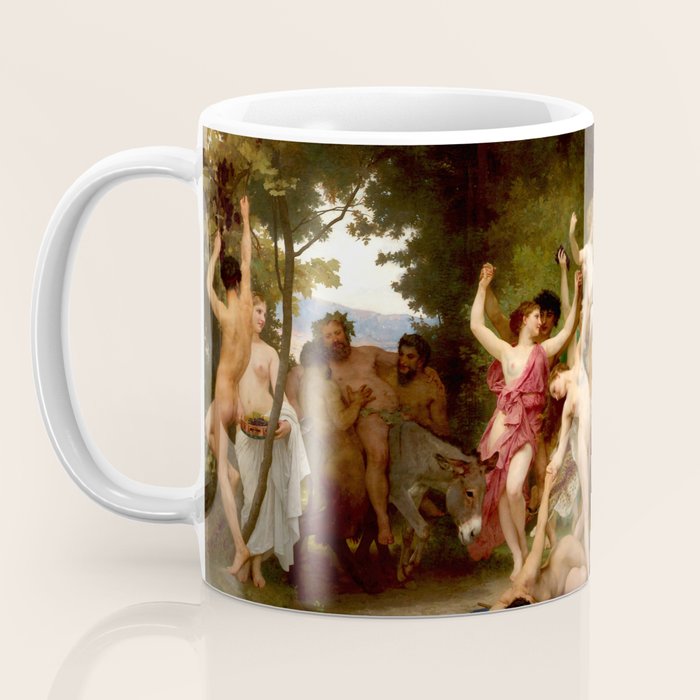 William-Adolphe Bouguereau "The Youth of Bacchus" Coffee Mug Gallery Image 3