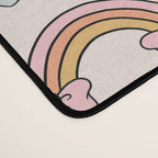 Rainbow Bow Print Desk Mat Gallery Image 4