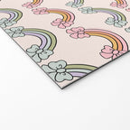 Rainbow Bow Print Welcome Mat Gallery Image 2