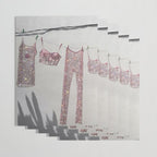 SATURDAY MORNING - collage art, glitter  artwork by Yana Potter, bling and shiny, summer mood, sunny Wrapping Paper Gallery Image 3