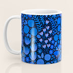 Wildflower Field- Cobalt Blue Coffee Mug Gallery Image 3