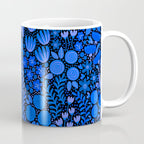 Wildflower Field- Cobalt Blue Coffee Mug Gallery Image 1