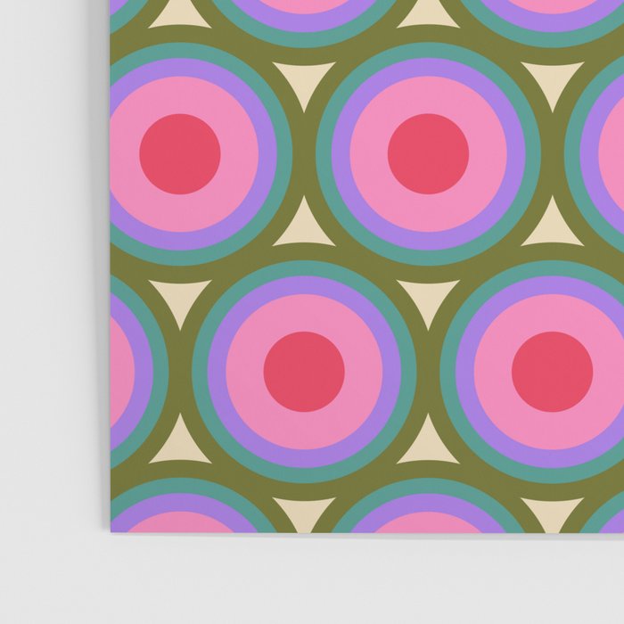 Geometric Mid Century Modern Pattern Poster Gallery Image 3