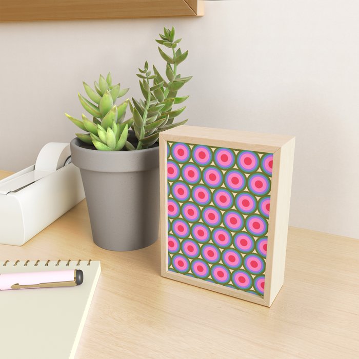 Geometric Mid Century Modern Pattern Mini Art Print Gallery Image 2