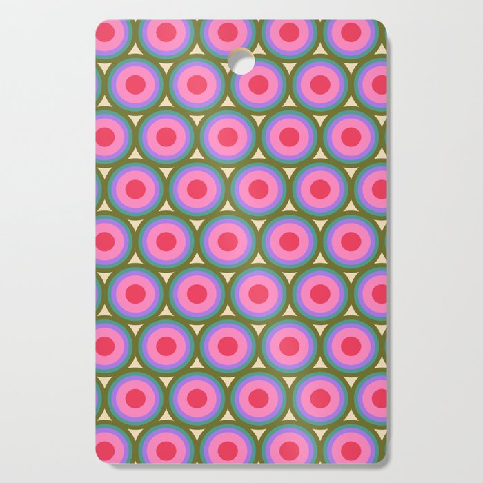 Geometric Mid Century Modern Pattern Cutting Board Gallery Image 1