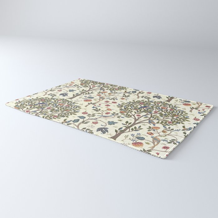 William Morris Vintage Kelmscott Tree Antique Art Rug Gallery Image 3