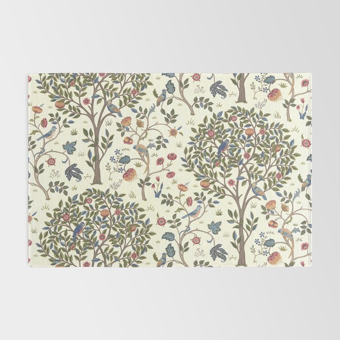 William Morris Vintage Kelmscott Tree Antique Art Rug Gallery Image 2