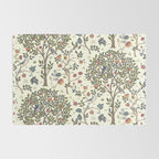 William Morris Vintage Kelmscott Tree Antique Art Rug Gallery Image 2