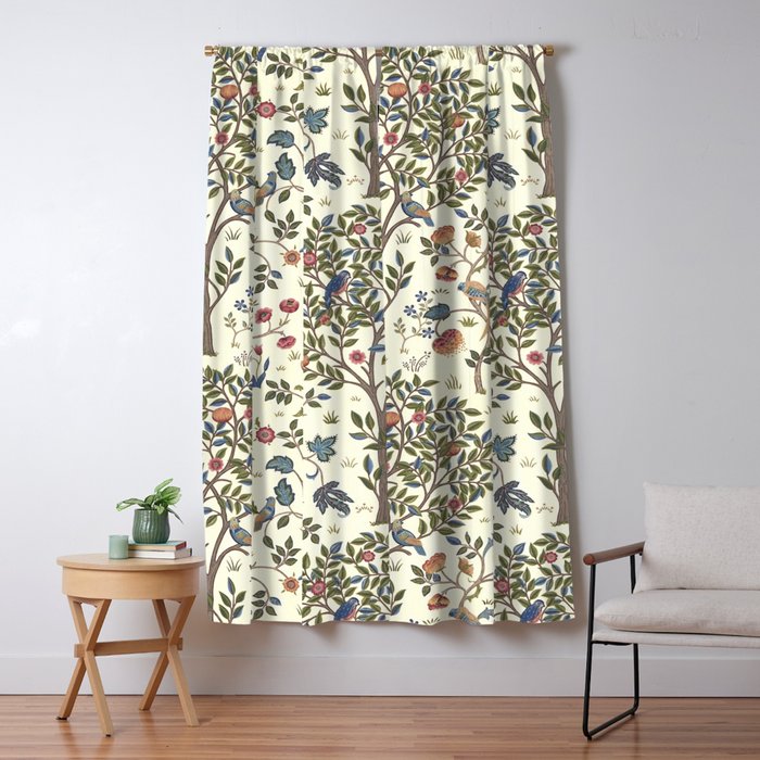 William Morris Vintage Kelmscott Tree Antique Art Window Curtain Gallery Image 5