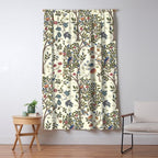 William Morris Vintage Kelmscott Tree Antique Art Window Curtain Gallery Image 5
