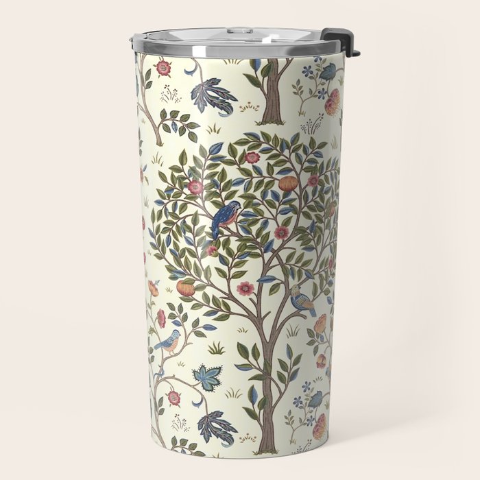 William Morris Vintage Kelmscott Tree Antique Art Travel Mug Gallery Image 2