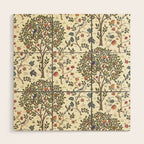William Morris Vintage Kelmscott Tree Antique Art Wood Wall Art Gallery Image 1