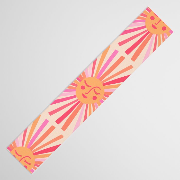 Sunshine - Pink Table Runner Gallery Image 3