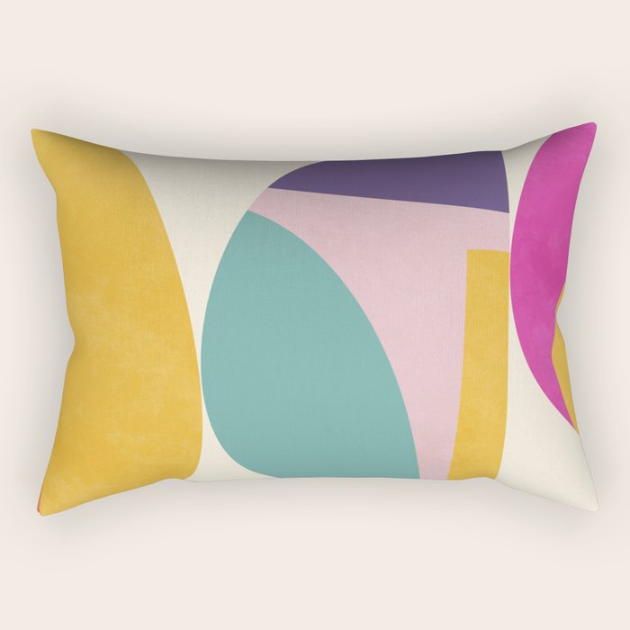 abstract minimal 4 Rectangular Pillow Gallery Image 1