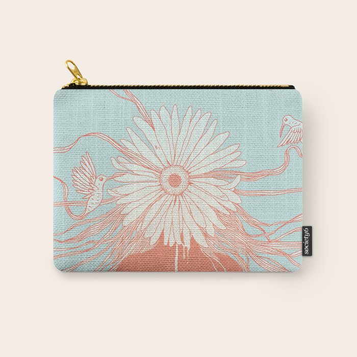 Flower Girl (Life and the Fragile Presence of Beauty) Carry All Pouch Gallery Image 1