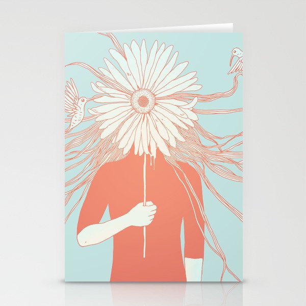Flower Girl (Life and the Fragile Presence of Beauty) Stationery Card Gallery Image 2